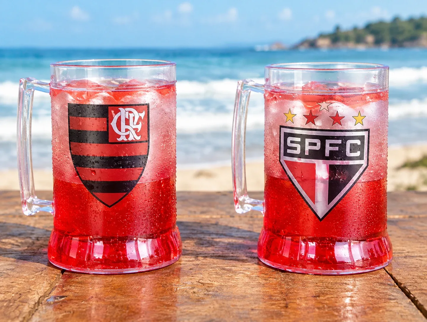 Canecas de chopp com gel personalizadas